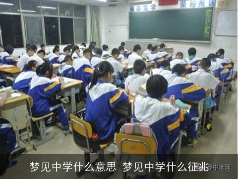 梦见中学,什么意思是成绩与友情的象征？