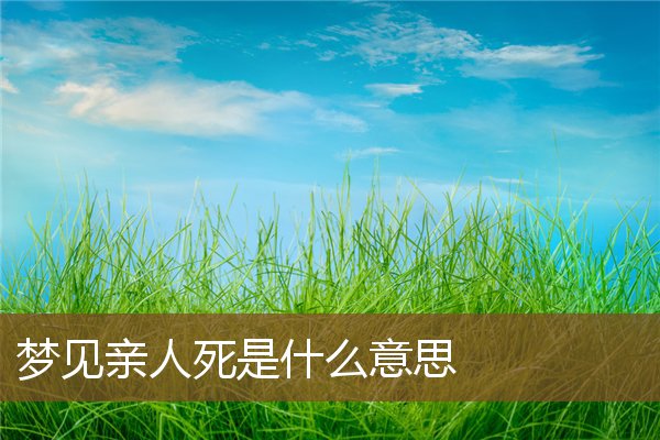 梦见死去的亲人代表什么意思？明见跟的人交谈预示什么